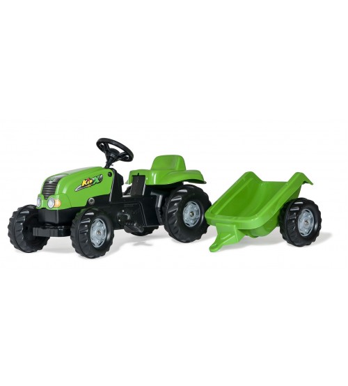 Bērnu traktors ar pedāļiem ar piekabi rollyKid- X  (2,5-5 gadiem) 012169 Vācija